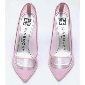 Givenchy | Shoes | Givenchy Pump Transparent Pink Leather  GIVENCHY Pumps Transparent Pink Leather Plastic 100mm main image 0